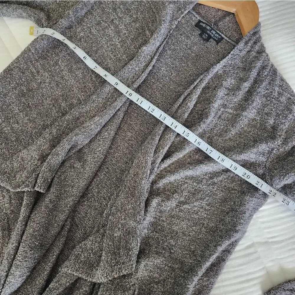 Barefoot dreams cozy chic ultra lite Open front cascade cardigan sweater
